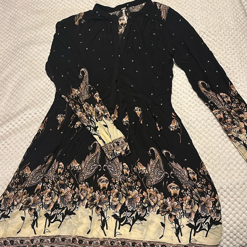 Free people boho mini dress